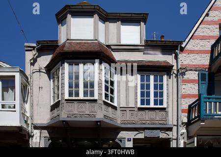 Frankreich, Hauts-de-France, Pas-de-Calais, Le Touquet-Paris-Plage, Rue Saint-Jean Stockfoto