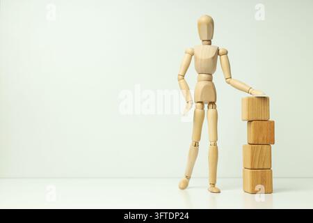 Risikoschutz und Beseitigung des Risikos, Platz für Text Stockfoto