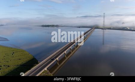 Alle Bilder © Sandy Young Photography  Die Clackmannanshire Bridge Straßenbrücke über den Firth of Forth.  Web:   www.scottishphotographer.com Blog: sandyyoungphotography.wordpress.com  Mail:    sandy@scottishphotographer.com Tel:      07970 268944  ***Bildnachweis sollte lauten Sandy Young/scottishphotographer.com*** Stockfoto