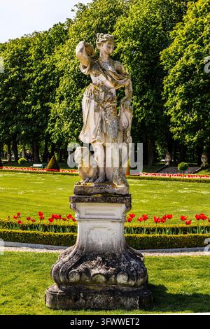 Schloss Nordkirchen in einem Parkland aus dem 18. Jahrhundert Das Versailles des Münsterlands, eines der schönsten Barockschlösser in Deutschland, Nordk Stockfoto