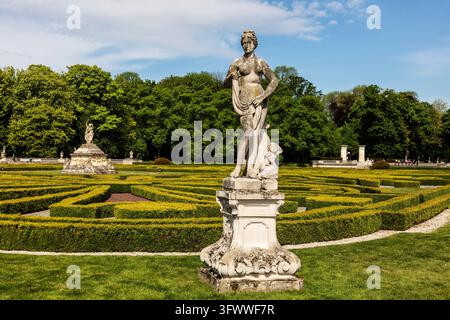 Schloss Nordkirchen in einem Parkland aus dem 18. Jahrhundert Das Versailles des Münsterlands, eines der schönsten Barockschlösser in Deutschland, Nordk Stockfoto