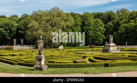 Schloss Nordkirchen in einem Parkland aus dem 18. Jahrhundert Das Versailles des Münsterlands, eines der schönsten Barockschlösser in Deutschland, Nordk Stockfoto