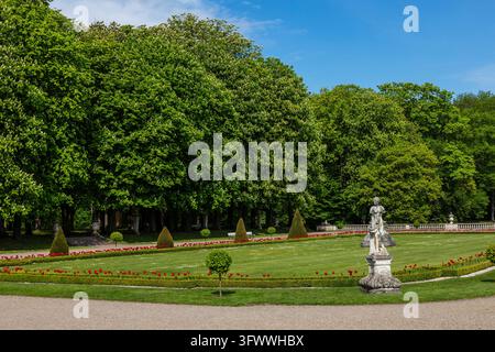 Schloss Nordkirchen in einem Parkland aus dem 18. Jahrhundert Das Versailles des Münsterlands, eines der schönsten Barockschlösser in Deutschland, Nordk Stockfoto
