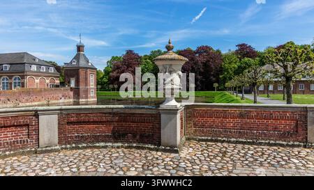 Schloss Nordkirchen in einem Parkland aus dem 18. Jahrhundert Das Versailles des Münsterlands, eines der schönsten Barockschlösser in Deutschland, Nordk Stockfoto