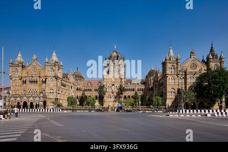Chhatrapati Shivaji Terminus (Victoria Terminus), Mumbai, Indien, Asien |Chhatrapati Shivaji Terminus (Victoria Terminus), Mumbai, Bombay, Indien, Asien| Stockfoto