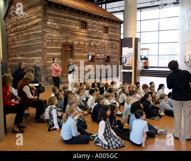 National Underground Railroad Freedom Center Cincinnati Ohio grade Schulkinder Stockfoto