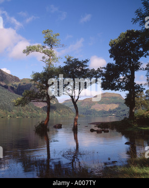 Loch Lubnaig in der Nähe von Callander, Stirling, Schottland, UK Stockfoto