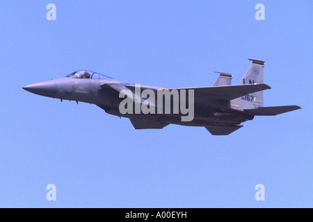 Boeing F - 15C Eagle betrieben durch die US Air Force in Fairford RIAT anzeigen Stockfoto