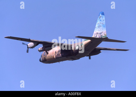 Lockheed C-130 Hercules, betrieben von der pakistanischen Luftwaffe RAF Fairford abfliegen Stockfoto