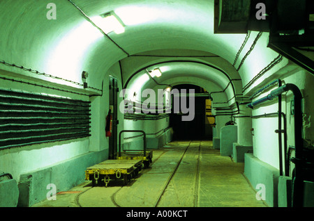 TUNNEL MAGINOT LINIE VIER CHAUX-ELSAß-FRANKREICH Stockfoto