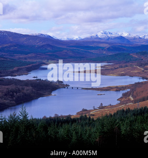 LOCH UND GLEN GARRY SCHOTTLAND Stockfoto