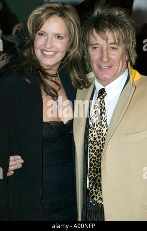 Rod Stewart und Penny Lancaster Stockfoto