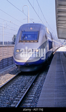 TGV-BAHNHOF AVIGNON FRANKREICH Stockfoto