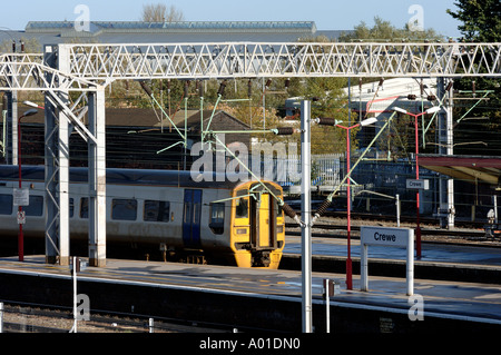 Crewe Bahnhof Crewe Cheshire England UK Stockfoto