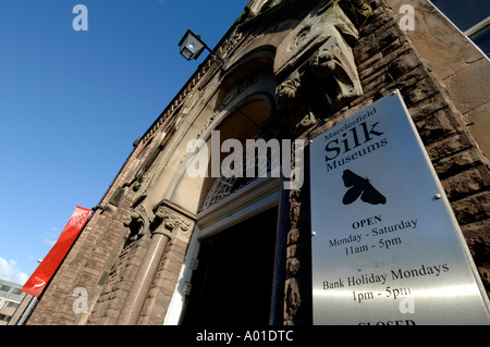 Das Seidenmuseum Macclesfield, Cheshire England UK Stockfoto