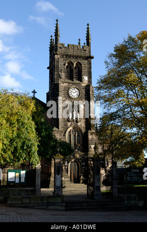 St. Michaels Kirche Macclesfield, Cheshire England UK Stockfoto