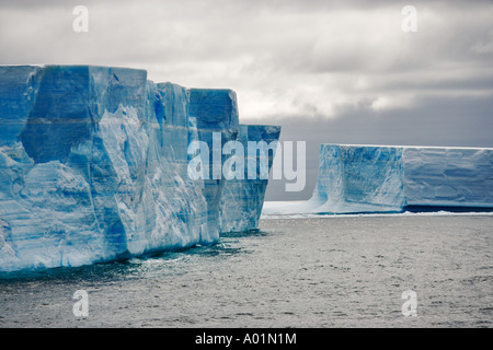 Eisberg-schöne farbige Eisberge in der Antarktis Stockfoto