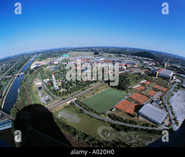 Panoramablick schlug Das CentrO in Oberhausen-Neue Mitte, Ruhrgebiet, Nordrhein-Westfalen Stockfoto