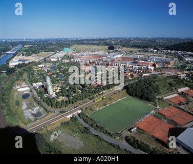 Panoramablick schlug Das CentrO in Oberhausen-Neue Mitte, Ruhrgebiet, Nordrhein-Westfalen Stockfoto