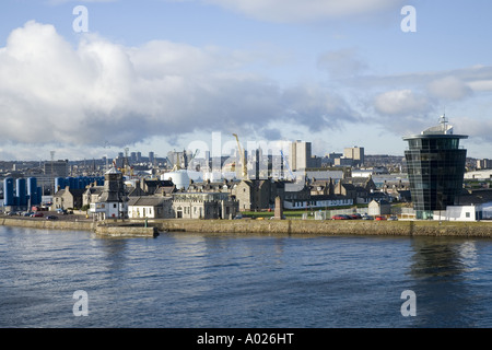 Aberdeen Stadt Hafen Einrichtungen   Hafen im Nordosten von Schottland.  Aberdeenshire-Schottland-Großbritannien Stockfoto