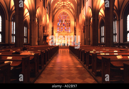 Innen-Paulus-Kapelle am Broadway, New York City USA Stockfoto