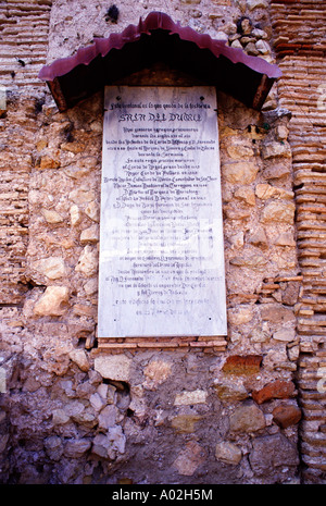 Burg von Xativa. La Costera Bezirk. Provinz Valencia. Comunidad Valenciana. Spanien Stockfoto