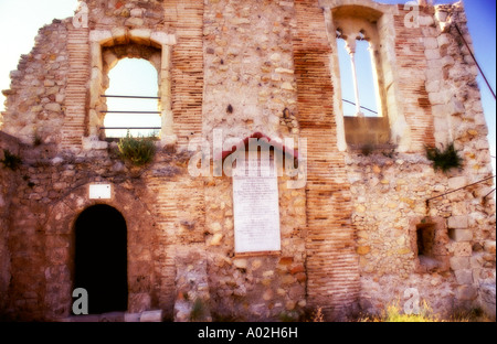 Burg von Xativa. La Costera Bezirk. Provinz Valencia. Comunidad Valenciana. Spanien. Stockfoto