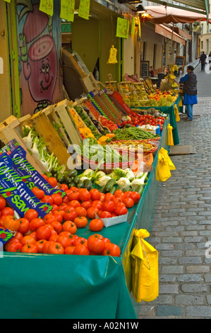 Gemüse in der Rue Mouffetard in Paris die Hauptstadt von Frankreich EU Stockfoto