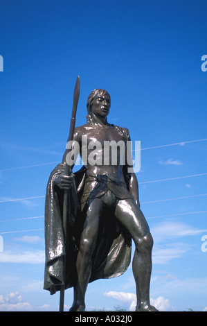 Enriquillo Statue Taino indischen Nationalhelden Cacique Dominikanische Republik Stockfoto