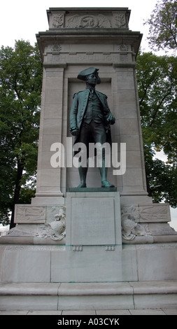 Statue von John Paul Jones, US-amerikanische Marine Held, Washington D.C. USA Stockfoto