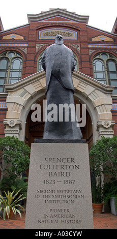 Statue von Spencer Fullerton Baird, Smithsonian Institution, Washington, D.C., USA Stockfoto