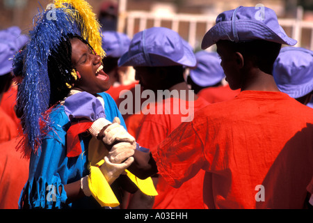 Abbildung des eritreischen Studenten in Tracht am Independence Day feiern Stockfoto