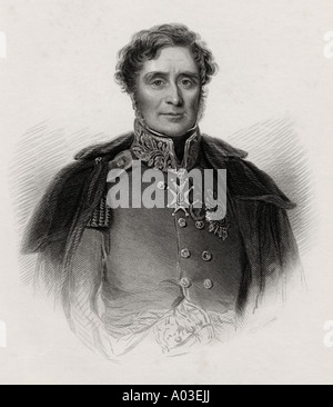 James Henry Fitzroy Somerset, 1st Baron Raglan, 1780-1855. Stockfoto