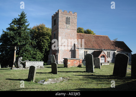 Kirche in der Nähe von Hamstead Marshall, Newbury, Berkshire Stockfoto