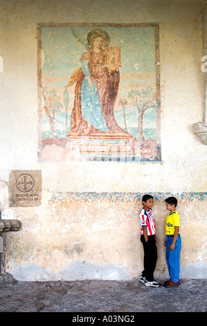 Kloster des Hl. Antonius von Padua, Izamal, Yucatan, Mexiko Stockfoto