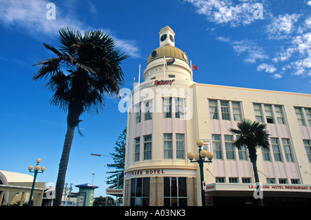 Art-Deco-Gebäude, Napier, Neuseeland Stockfoto