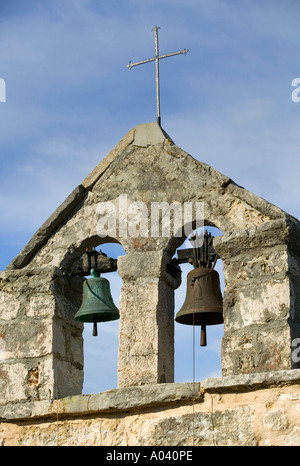 Kirchenglocken, Lubenice Stockfoto