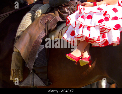 Feria de Abril (April Fair), Sevilla, Spanien Stockfoto