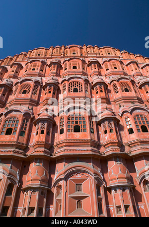 Hawa Mahal (Palast der Winde), Jaipur, Rajasthan, Indien Stockfoto