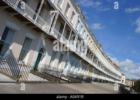 Royal York Crescent Clifton Bristol eleganten georgianischen Terrasse Stockfoto