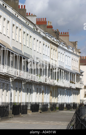 Royal York Crescent Clifton Bristol eleganten georgianischen Terrasse Stockfoto