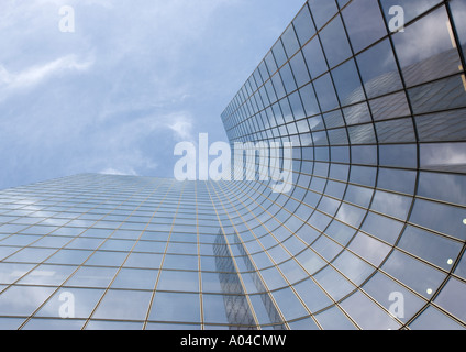 Skycraper, niedrigen Winkel Ansicht Stockfoto