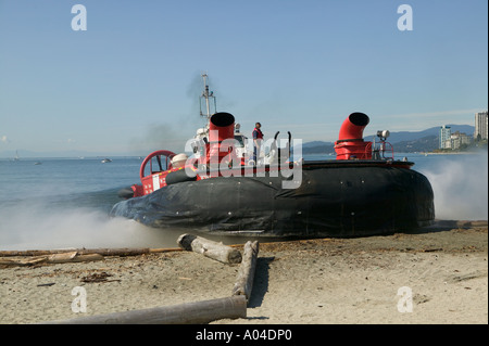 Coho Festival Vancouver British Columbia Kanada kanadischen Westküste Guard Hovercraft Stockfoto