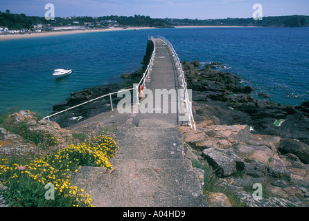 St Brelades Bay Jersey Kanalinseln Stockfoto