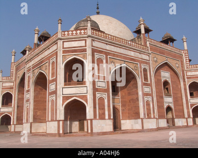 DELHI Indien Asien November Humayun Mausoleum das erste und eines der besten Beispiele für ein Gartengrab Stockfoto