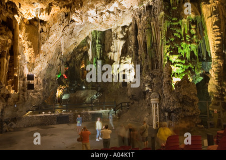 Gibraltar St Michael innere Höhle Stockfoto