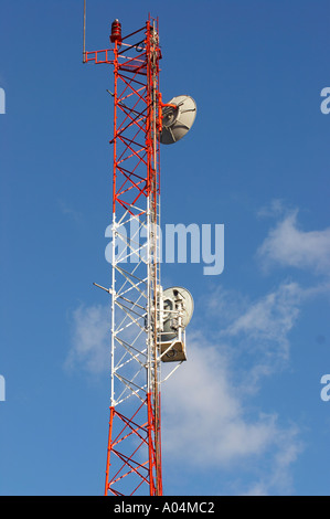 Kommunikation-Antenne Stockfoto