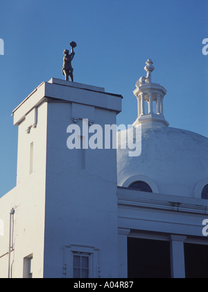 Die spanische Stadt Whitley Bay Tyne und tragen UK Stockfoto