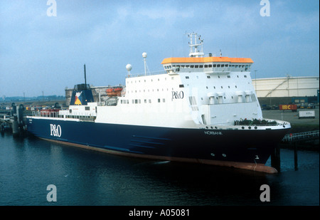 P O RoRo Schiff Norbank in Rotterdam-Niederlande Stockfoto