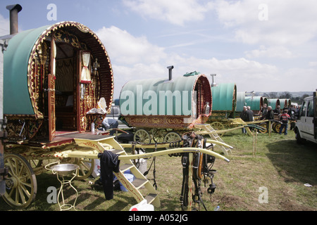 Stow Pferdemesse statt zweimal jährlich in den Cotswolds Stadt Stow auf der würde Stockfoto